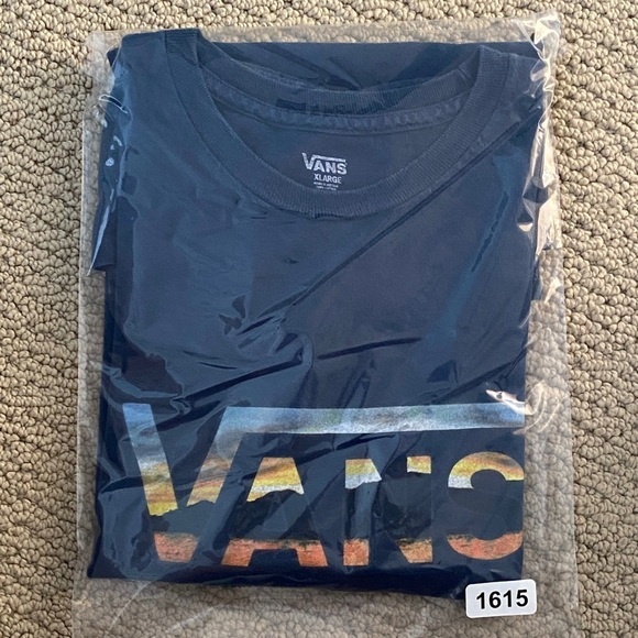 VANS Sunset Waves Logo Skate Surf Tee Shirt Men XL - Picture 5 of 5